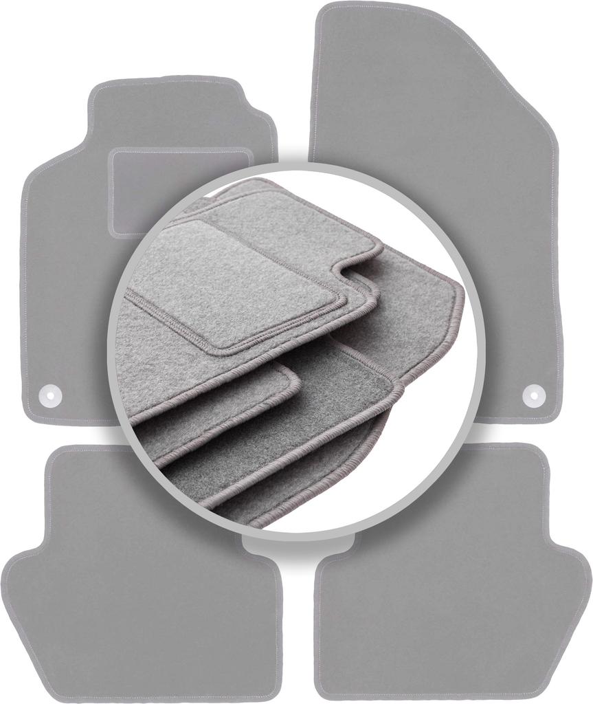 Gray car mats for: Volvo C70 I cabrio, coupe (1997-2005)