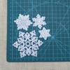 4pcs Christmas Snowflakes Metal Cutting Dies For Scrapbooking DIY Cards Stencil Paper Craft Handmade