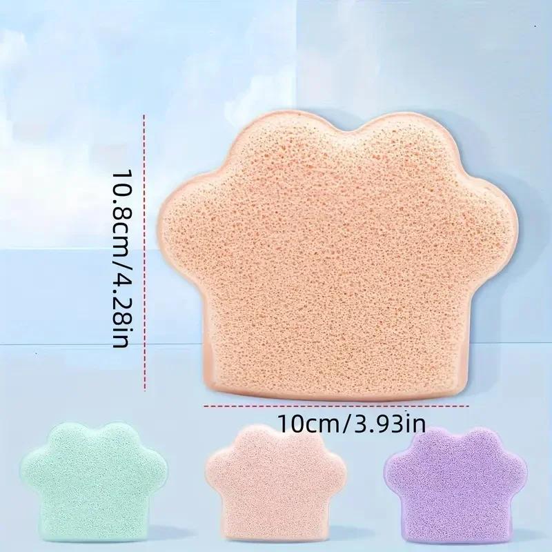 Face Wash Puff Reusable Soft Face Cleaning Sponge Pad Glove Shape Mud Film Cleaner Facial SPA Massage Makeup Removal Tools