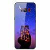 Стеклянная задняя крышка для чехла телефона Samsung S8 Plus, S8Plus, жесткий чехол из закаленного стекла для Samsung Galaxy S8 Plus, S 8, мягкий край