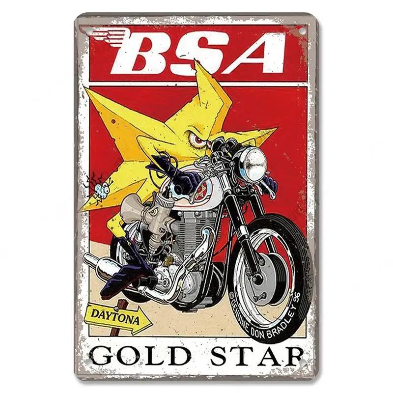 Винтажный плакат для мотокросса, металлические жестяные знаки, Гран-при мотоцикла, металлическая табличка, Декор, Настенный декор для гаража, мотоклуба, мужского пещерного бара