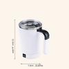 380ML Electric Mixing Coffee Mug Stainless Steel Self Stirring Mug  Protein Powder