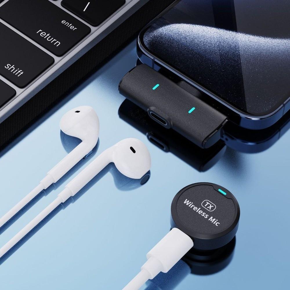 Magnetic Attraction Lavalier Microphone Button MIC Wireless Lavalier Mic Audio Recording