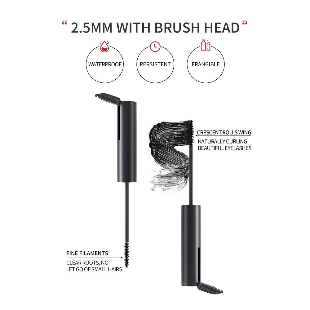 Тушь для ресниц QIC Fine Brush с длинными кудрями и водостойкая тушь для макияжа Самодельный макияж Комбинированный макияж