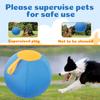 Herding Ball for Dogs 18inch Herding Dog Ball Agility Training Equipment Interactive Herding Horse Ball with Portable Handle
