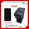 Rocker Switch for SAIC Hongyan Jieshi New King Kong Cab Dashboard