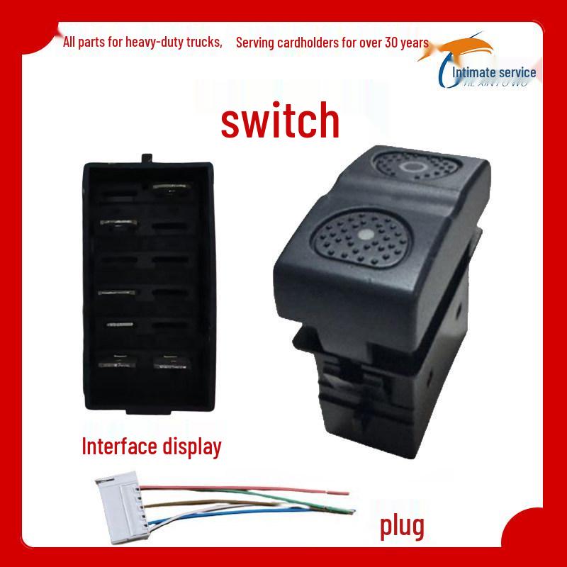 Rocker Switch for SAIC Hongyan Jieshi New King Kong Cab Dashboard