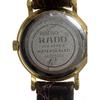 Использованные Сегодня только RADO Rado Винтажные Женские Часы Золотой Циферблат Черный Кожаный Ремешок Рабочий Предмет (Батарея заменена) Видео — это ИИ