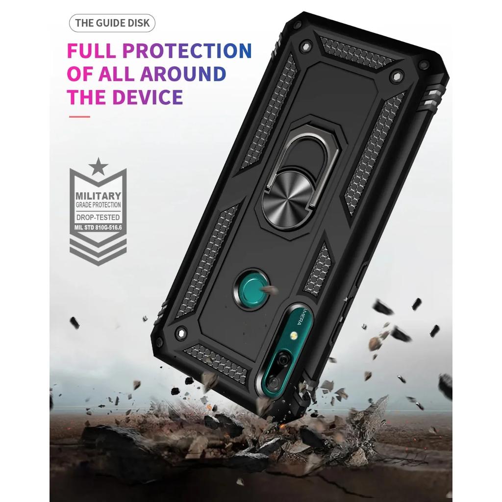 Бронированный магнитный автомобильный чехол-кольцо для Huawei Mate 40 20 30 P20 P30 P40 Pro Lite P Smart Z Y5 Y6 Y7 Pro Y9 Prime 2019 Honor 8S чехлы