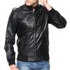 Men's Genuine Lambskin Black Leather Jacket Stylish Motorcycle Bomber Biker Outerwear MJ 174