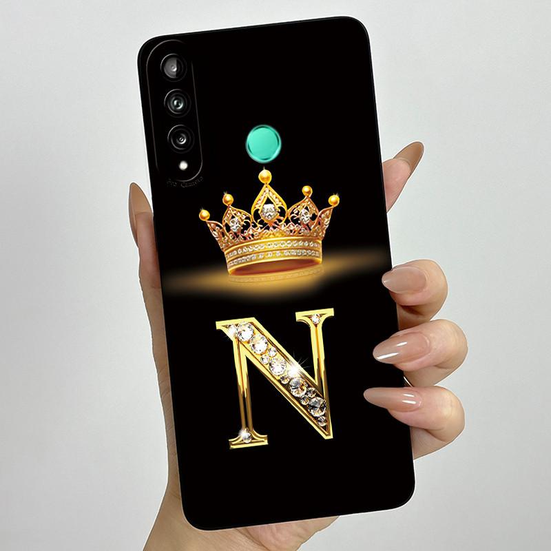 Для Huawei Y7p P40 Lite E ART-L28 ART-L29 Модный Чехол для Телефона с Инициалами для Пары Y7P 2020 Мягкий Силиконовый TPU Защитный Чехол