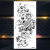 Purple Rose Jewelry Water Transfer Tattoo Stickers Women Body Chest Art Temporary Tattoo Girl Waist Bracelet Flash Tatoos Flower