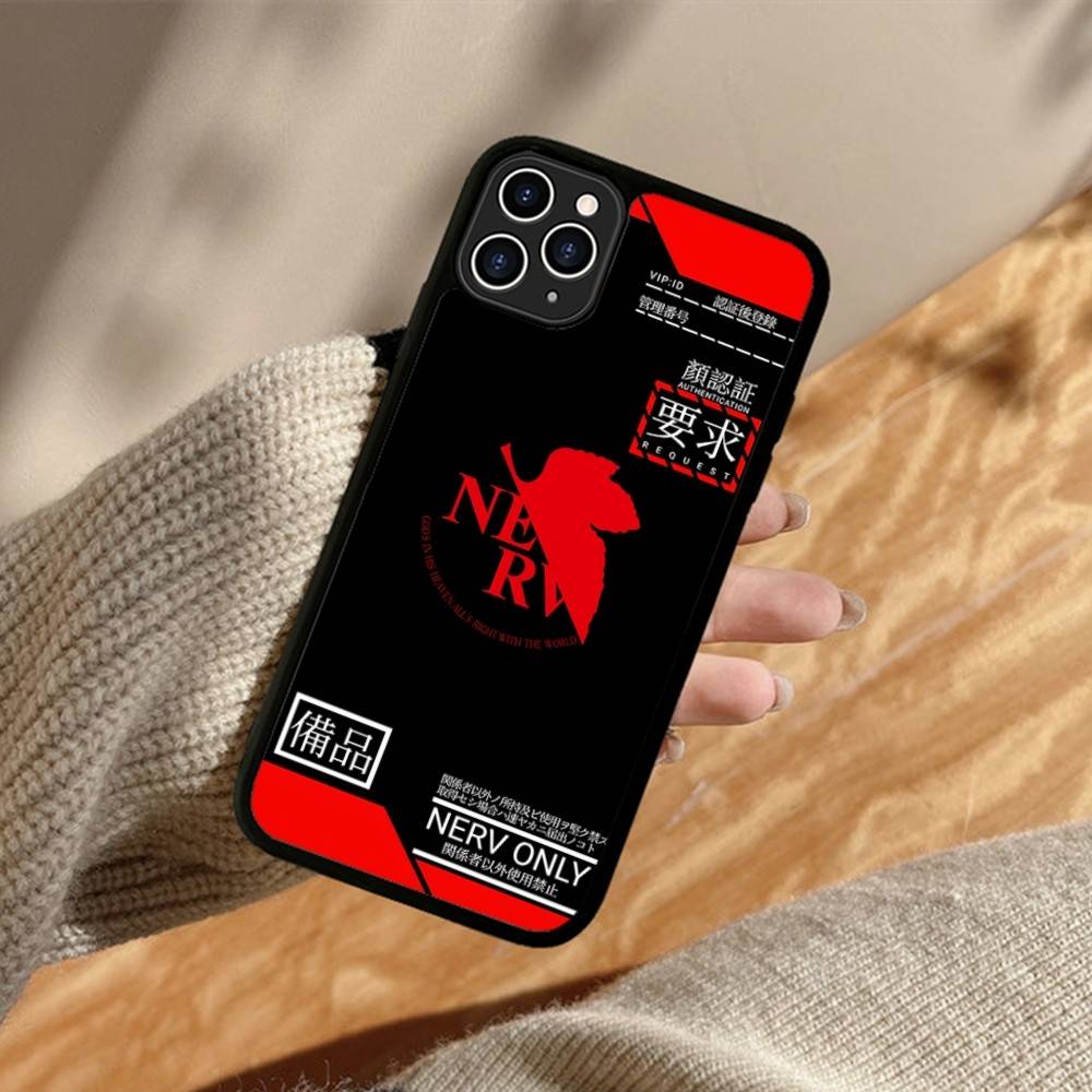 N-Neon G-Genesis Evangelion Противоударный Защитный Чехол для Телефона из PC+TPU Для iPhone17 14 15 16 Pro max 13 12 11 17 Air