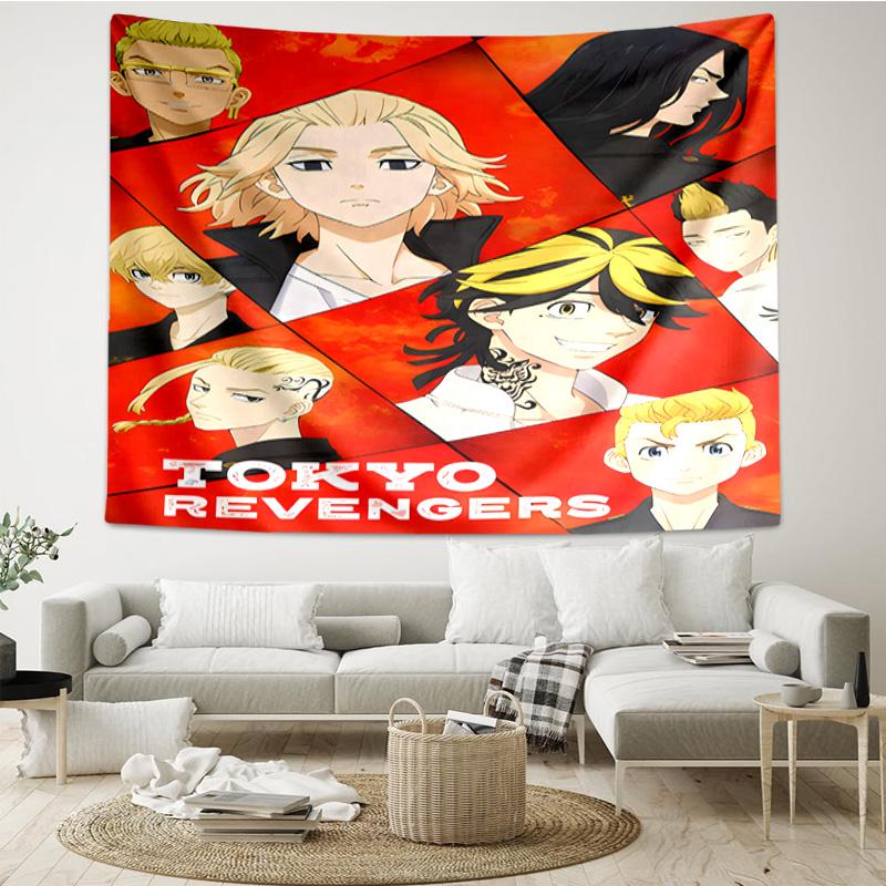 Tokyo anime Tapestry Hanging for Bedroom,Livingroom, Playroom,Decor Art Room Wall Tapestry Holiday and Birthday Gifts