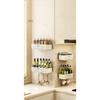 Kitchen Rack, Home Bathroom, No Punching, Wall-mounted Condiment Multi-purpose Sink Drain Storage Rack
