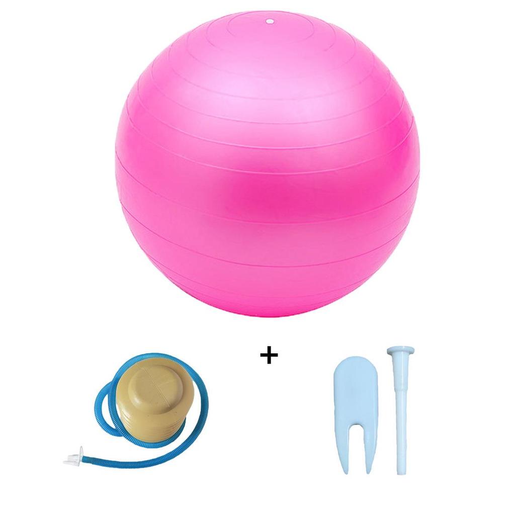 Durable Anti-Burst PVC Yoga Ball for Exercise, Balance & Pilates