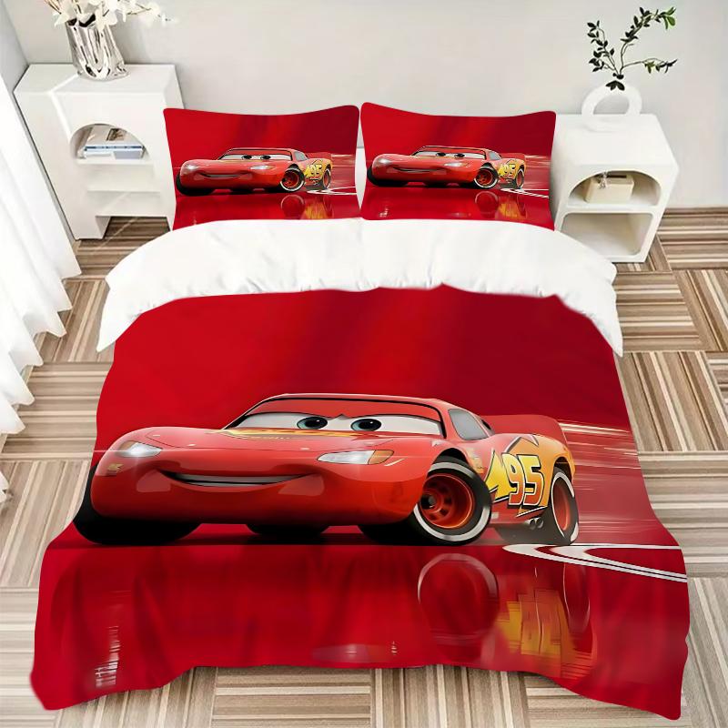 3Pcs Mcqueen Spirit Bedding Sets For All Sizes New 3D Printed Bed Cover Comforter Duvet Cover Pillowcase Bedroom Decoration