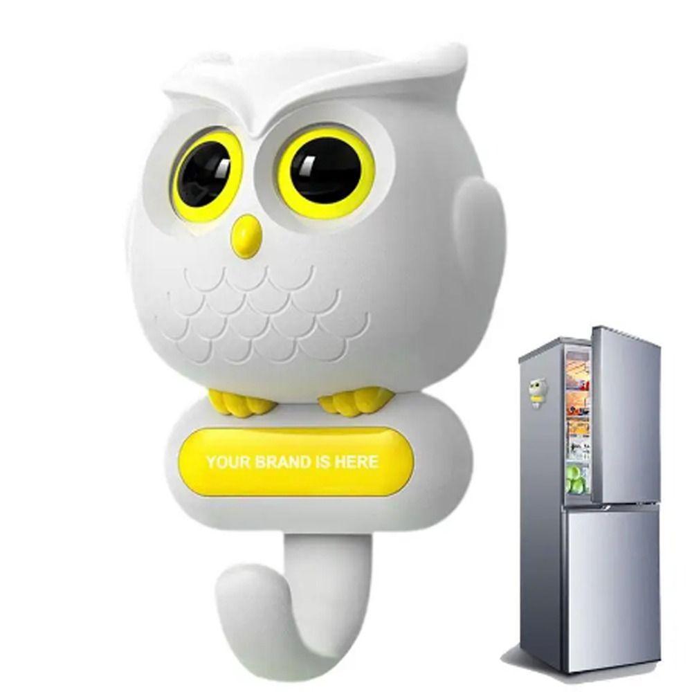 Free Punching Animals Wall Hanging Hook Home Decoration Storage Rack New Owl Blink Hook