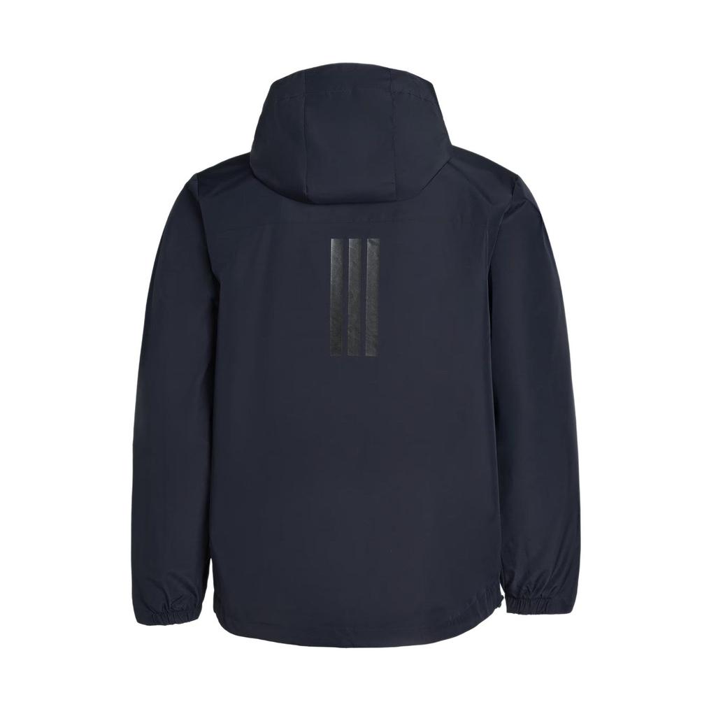 adidas Мужская спортивная ветровка с капюшоном на молнии, тканая куртка IB7053