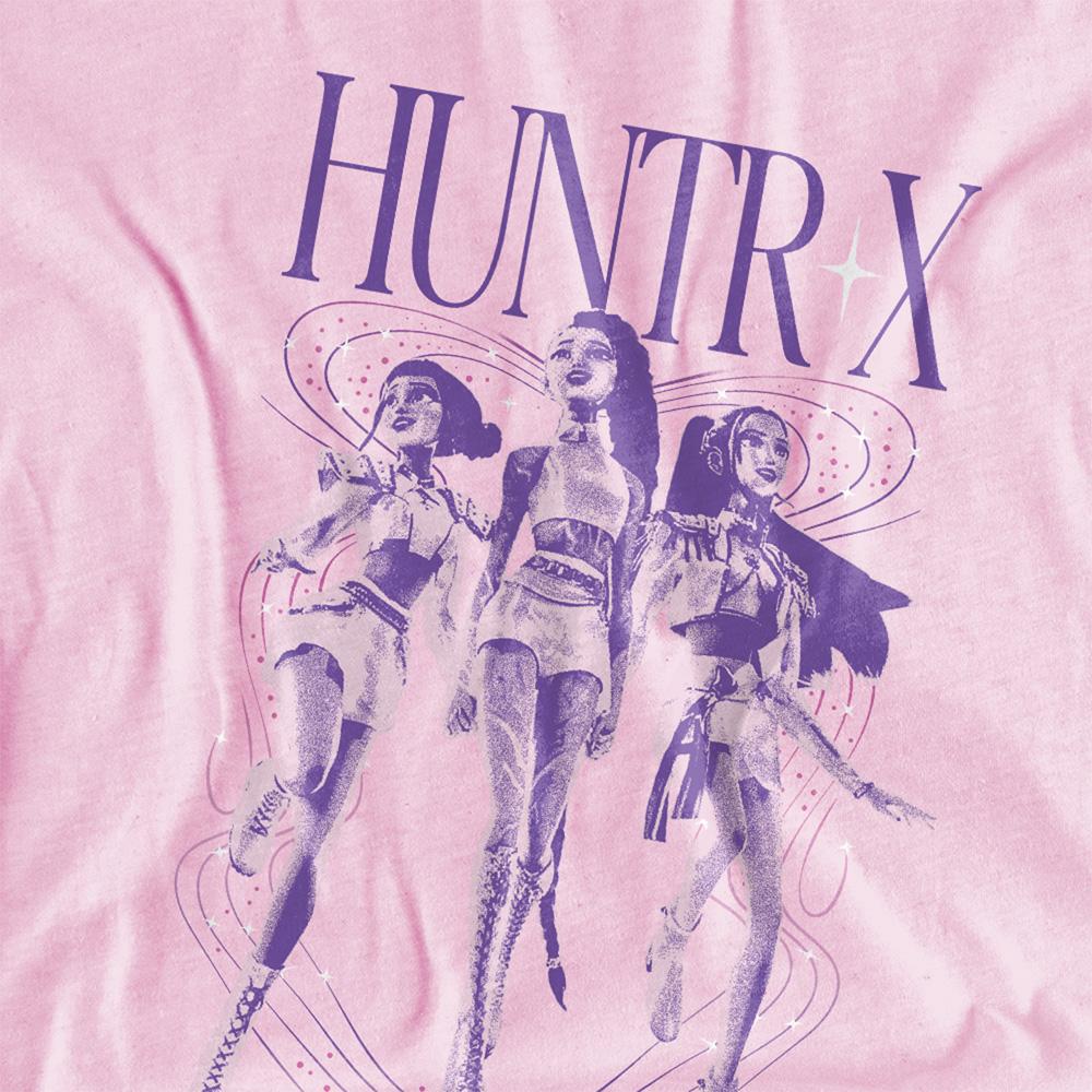 K-Pop Demon Hunters Childrens/Kids Huntrix World Tour Poster T-Shirt