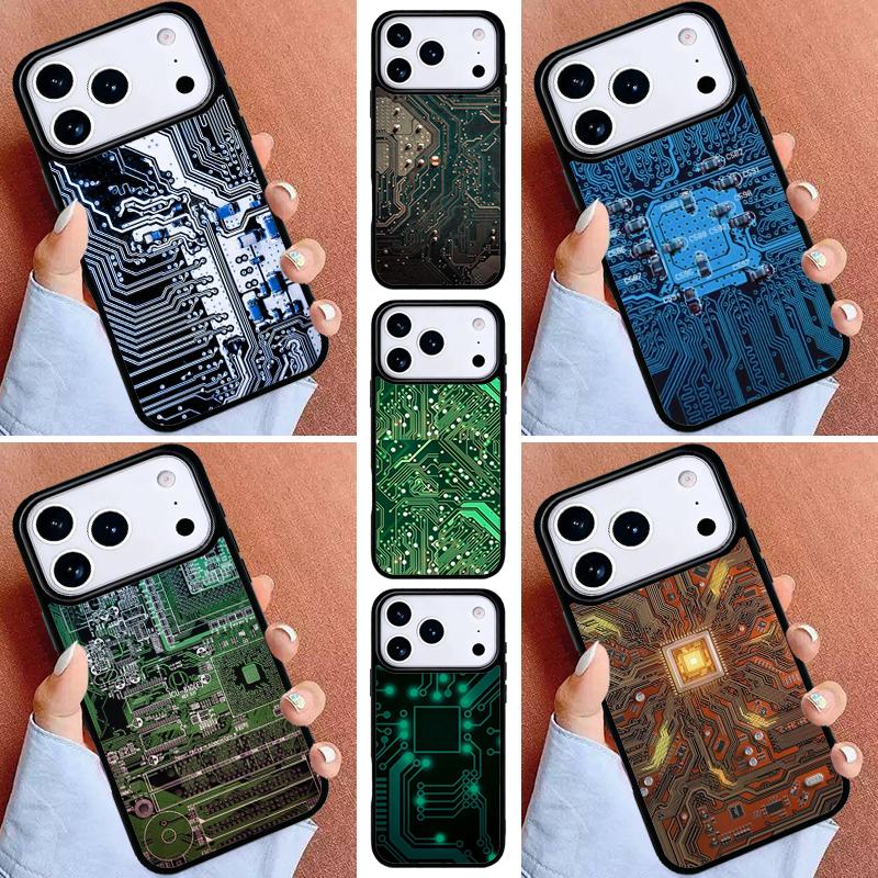 Чехол для телефона со встроенной печатной платой для iPhone 17ProMax 12 13 14 15 16e 17 Pro Max Plus Air Cover