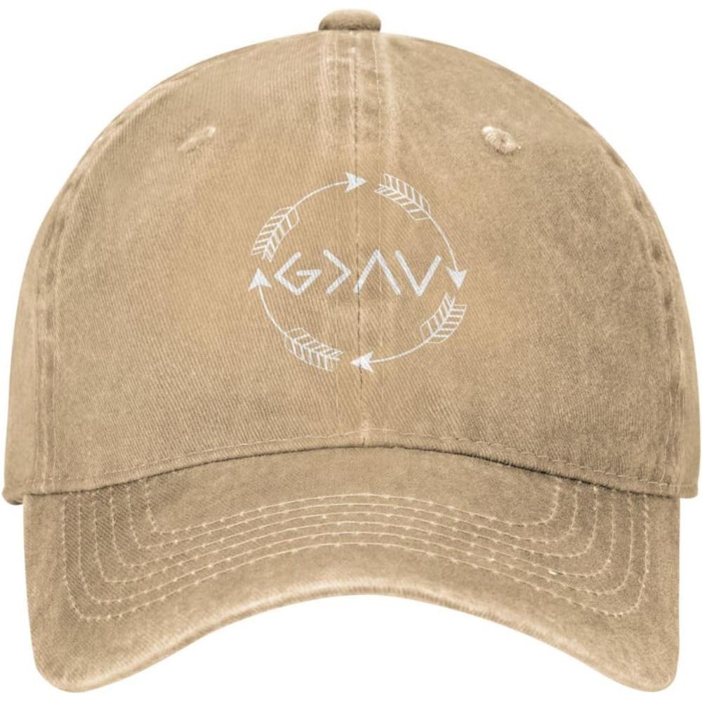 Funny Hat God Is Greater Than The Highs and Lows Hat for Women Baseball Hats Cool Hat