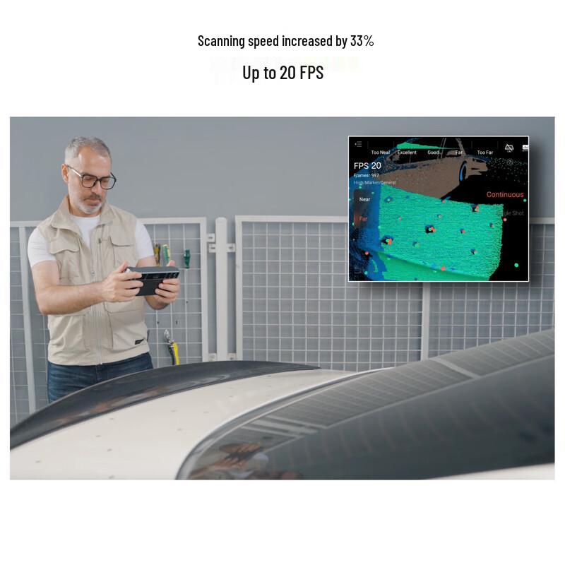 REVOPOINT MIRACO Plus Профессиональный ручной 3D-сканер CN-вилка (адаптер в комплекте)