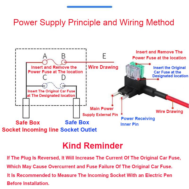 12V Fuse Holder Add-a-circuit TAP Adapter Micro2 Mini Small Standard ATM APM Blade Auto Fuse with Holder with 10A Blade Car Fuse Fuse Holders1