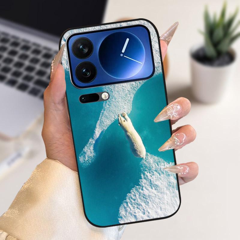 Для Xiaomi 17 Pro Max 17Pro Чехол Ударопрочный Силиконовый Мягкий ТПУ Задняя Крышка Для Xiaomi Mi 17ProMax Корпус Телефона Противоударный Fundas