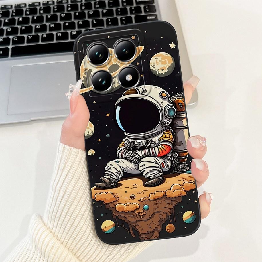 For Xiaomi 14T Pro Case For Xiaomi 14T Phone Case Cute Panda Rabbit Luxury TPU Protective Skin Cover For Xiaomi Mi 14T Pro Coque