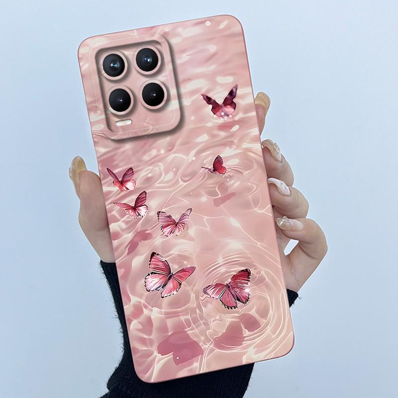 For Realme 8 Pro / Realme 8 4G 5G Phone Case Simplicity Flower Liquid Silicone Cover Realme8 8Pro RMX3085 RMX3081 RMX3241 Fundas