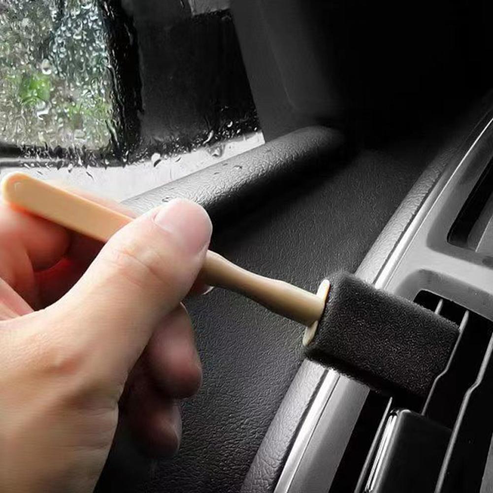 Щетка для автомобильного кондиционера, щетка-губка для вентиляционных отверстий, АБС-пластик
