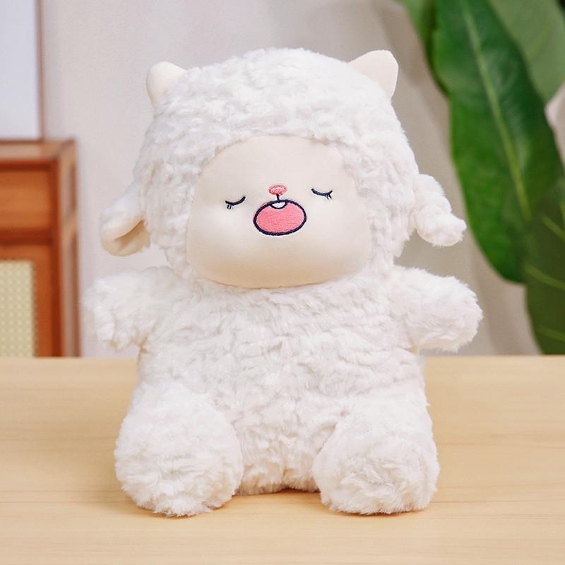 Adorable Plush Sheep Doll Soft Toy Perfect For Kids Bedtime Cuddles And Birthday Gifts