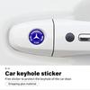8pcs Car Door Keyhole Sticker Lock Protector Anti-blocking Decal For Mercedes Benz AMG A C E S G Class W201 W210 W108 W204 W205 UWXYZ1