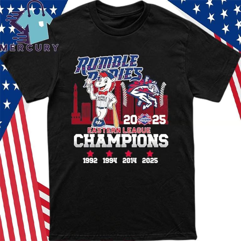 Rumble Ponies 2025 Eastern League Champions Mascot T-Shirt Unisex T-Shirt