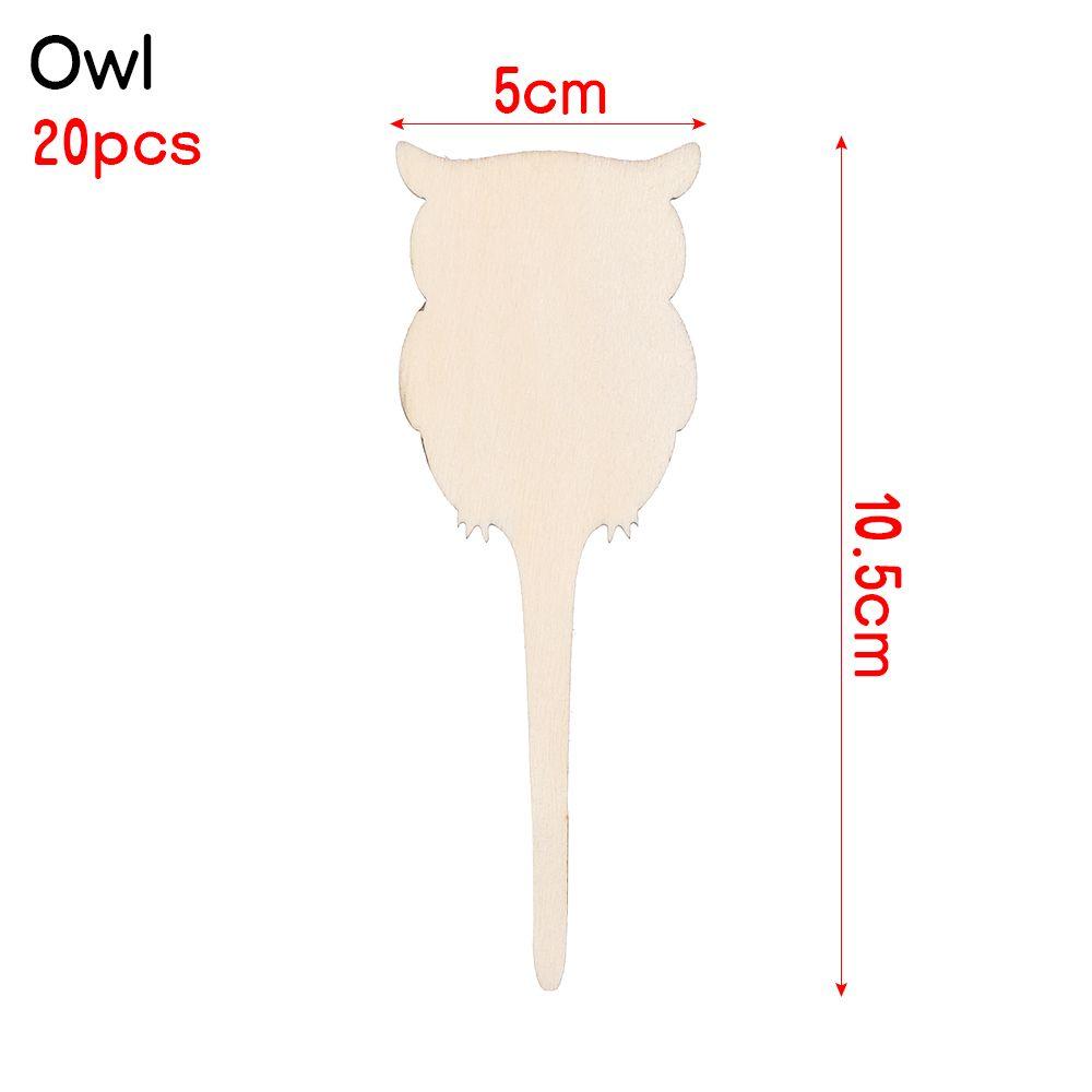 Nursery Pots Plant Markers Planting Tags Garden Wooden Labels Bonsai Ornament Bamboo Crafts