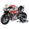 883pcs Bricks, Build a Stylish 1:10 Motorbike Display Model, Collectible Building Set Has a Cool Design Kit for Kids Or Adults