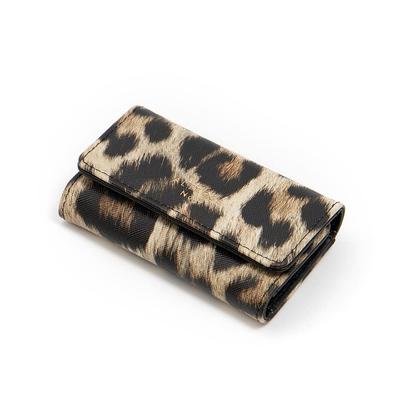 Ключница Altro Rose с принтом леопарда для мужчин и женщин, Компактная, для смарт-ключа, Отделения для карт, Тонкая, Дизайн Сафари, 332344-93
