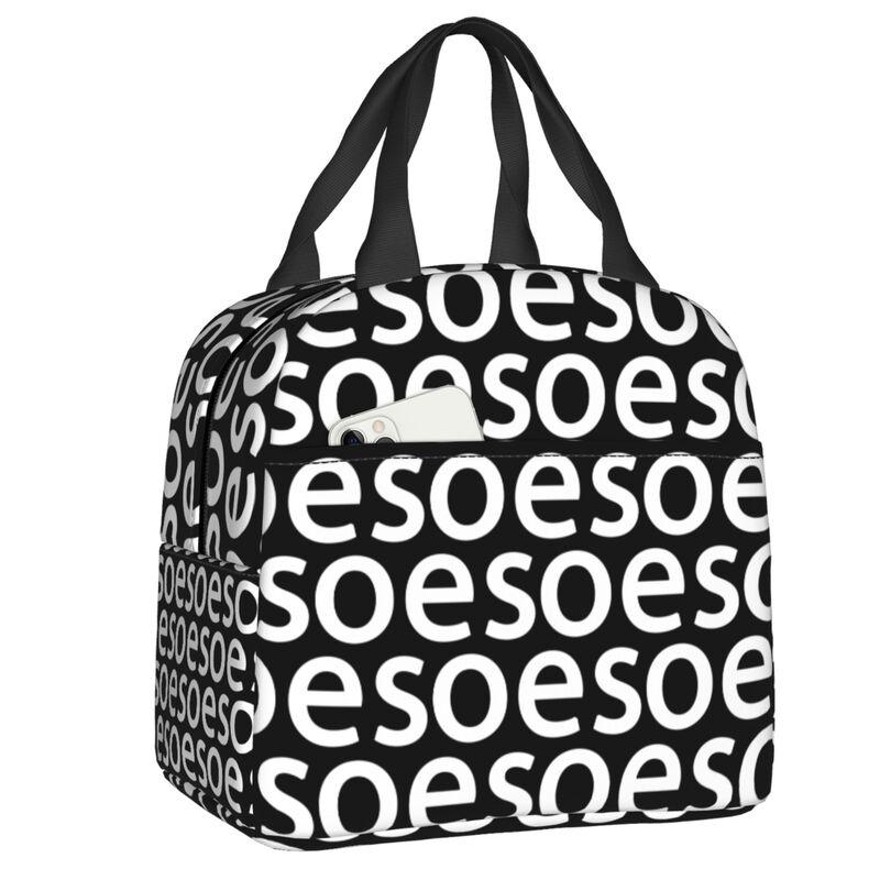 Custom OES Order Of The Eastern Star Thermal Insulated Lunch Bags Woman Portable Lunch Container for Work School Travel Food Box