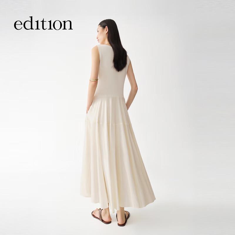 Издание Женское Элегантное Вязаное Лоскутное А-силуэта Длинное Платье