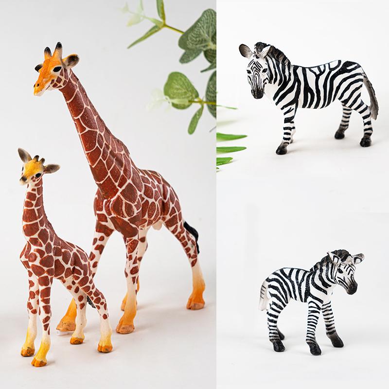 Сафари вечеринка жираф лев слон животные торт топпер украшение торта детский первый день рождения декор