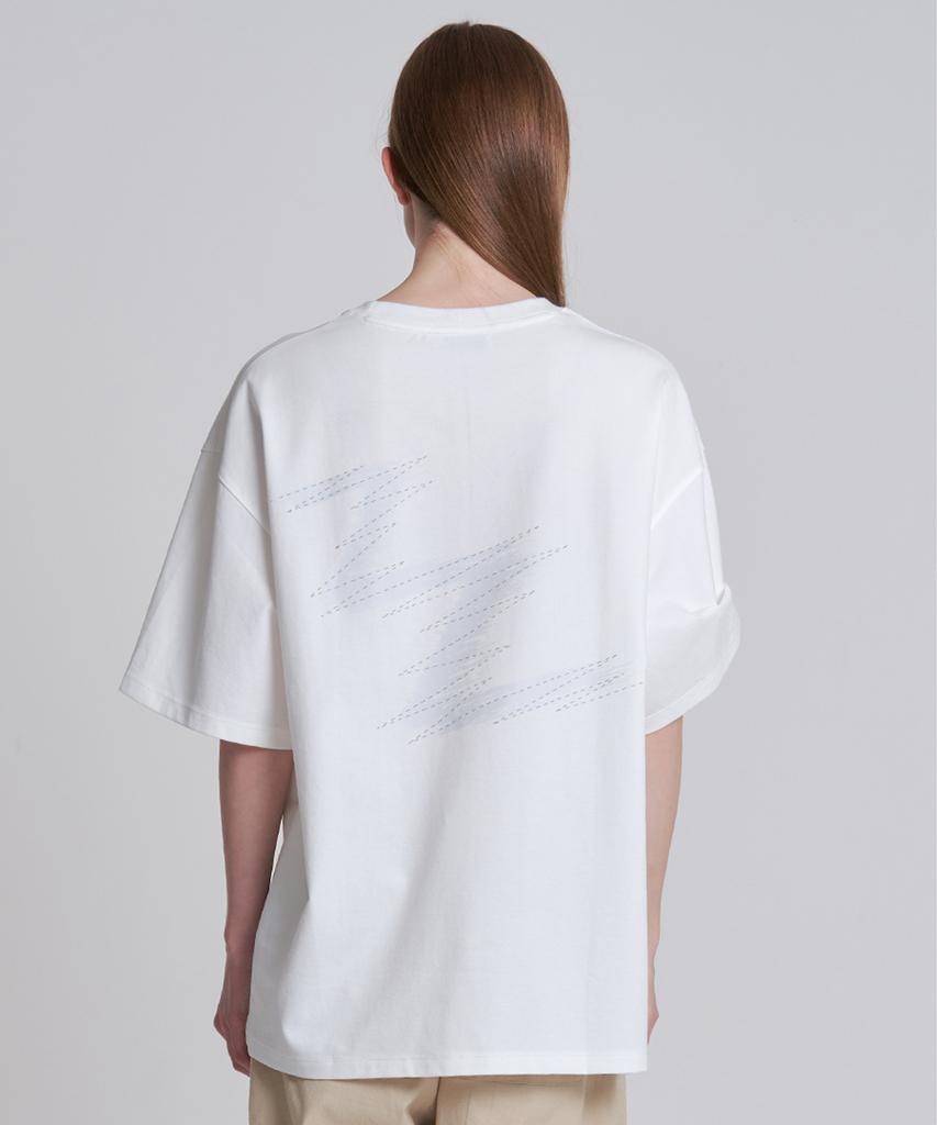 ZENSAI Double Z T-Shirt Ivory