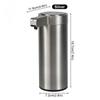 Touchless Automatic Hand Soap Dispenser 304 Stainless Steel Smart Liquid Soap Jar  Shower Gel