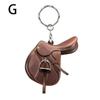 2024 Saddle Car Key Ring Pendant Personalized Decoration Universal Unisex Acrylic Flat Keychain