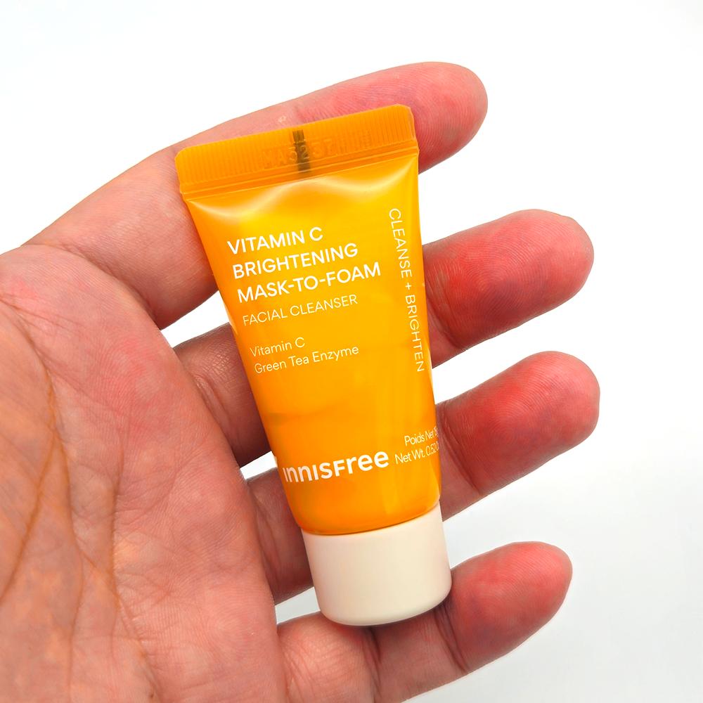 5 шт./75 г_[INNISFREE] Осветляющая маска-пенка с витамином С 15 г (Образец)