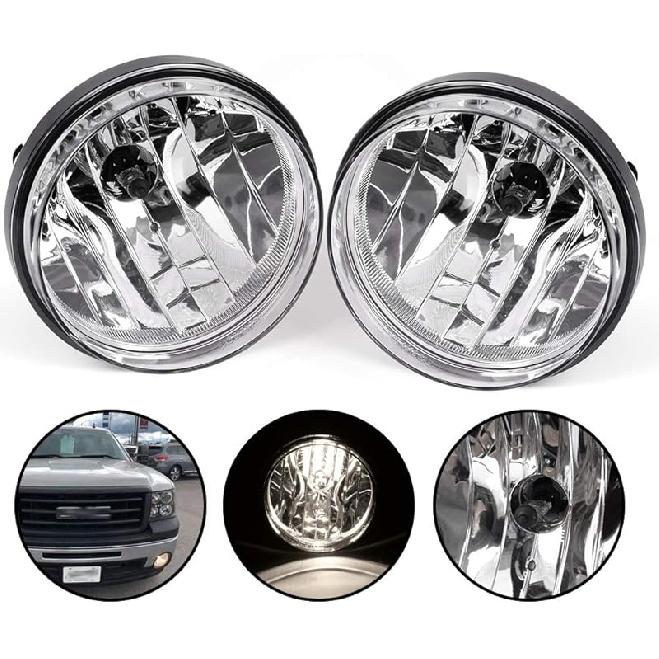 G-PLUS Front Bumper Fog Light W/Blubs Compatible With Ford Focus S SE ST Titanium 2015-2018/ Focus SEL 2017-2018 F1EZ15200A F1EZ15201A Driving Fog