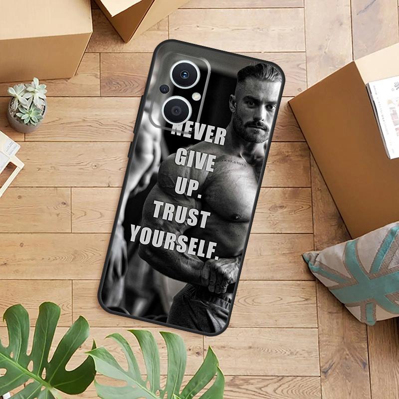 Gym Fitness Bodybuilding Phone Case For OPPO Reno 14 12 11 13 F 10 Pro 8T 7 8 Lite OPPO Find X8 X6 X5 X9 Pro Cover