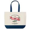 Tote Bag - PLANETEE - Aya Les Affaires d'Enfer - Fond Bleu - Coton 40x45 Cm - Grand Format