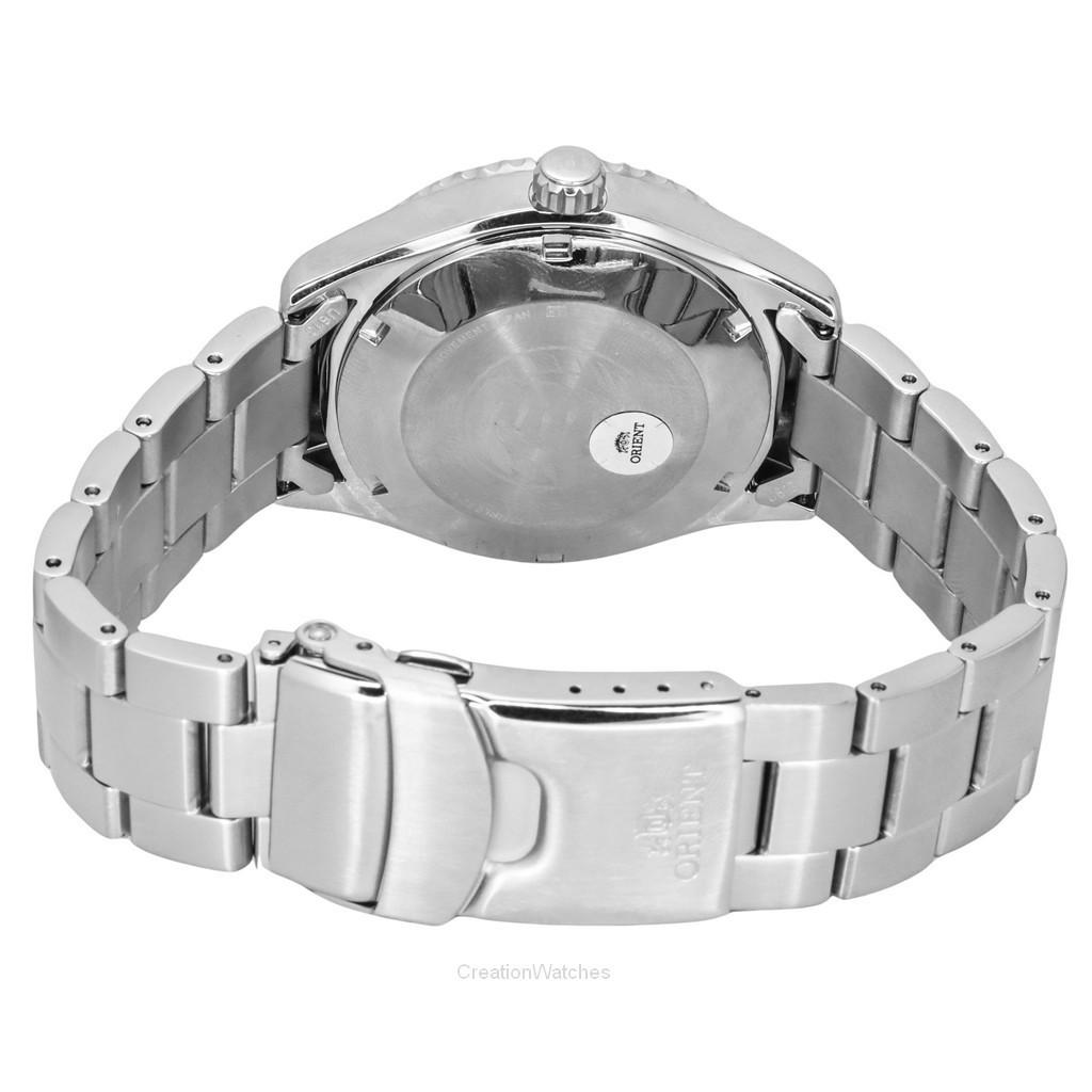 Orient Спортивные мужские часы Mako из нержавеющей стали с белым циферблатом, автоматические, для дайвинга RA-AC0Q03S10B RA-AC0Q03S30B 200M