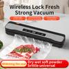 Wireless Vacuum Sealer Strong Suction Digital Display Rechargeable Compact Portable Vacuum Sealing Machine with 10 Vacuum Bags